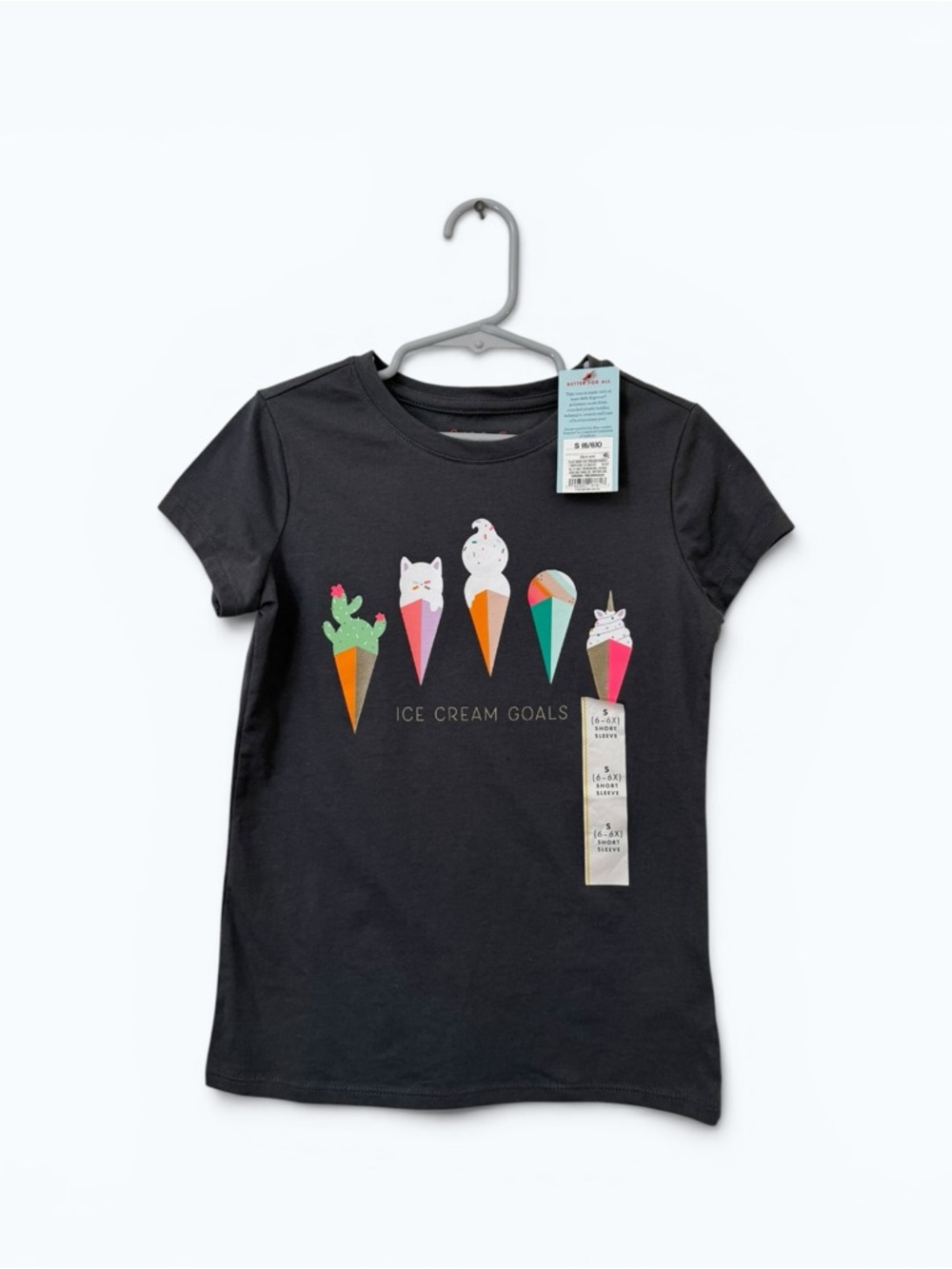Cat & Jack Ice Cream Goals Tee, Size 6/6X